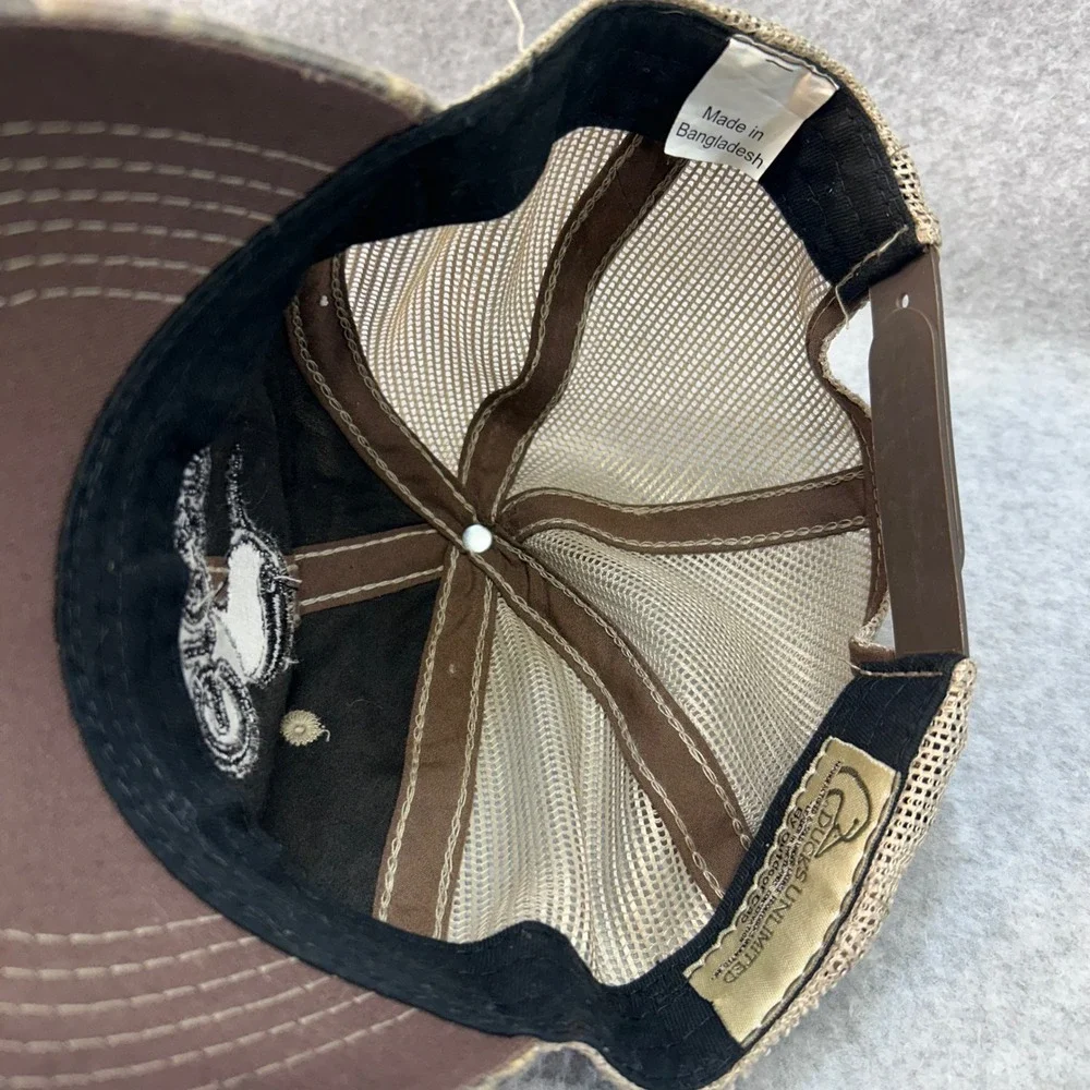 Green Wing Ducks Unlimited Youth Camo Ducks Unlimited Trucker Hat Snapback OSFM